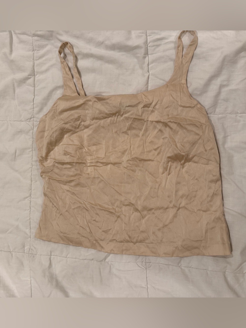 The Limited Cream Silk Camisole